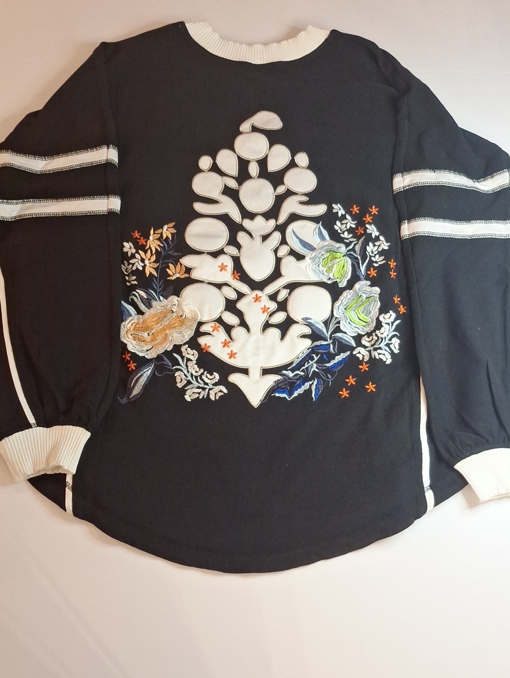 #454 NWT free People Logo Rugby Ready Layer Size M